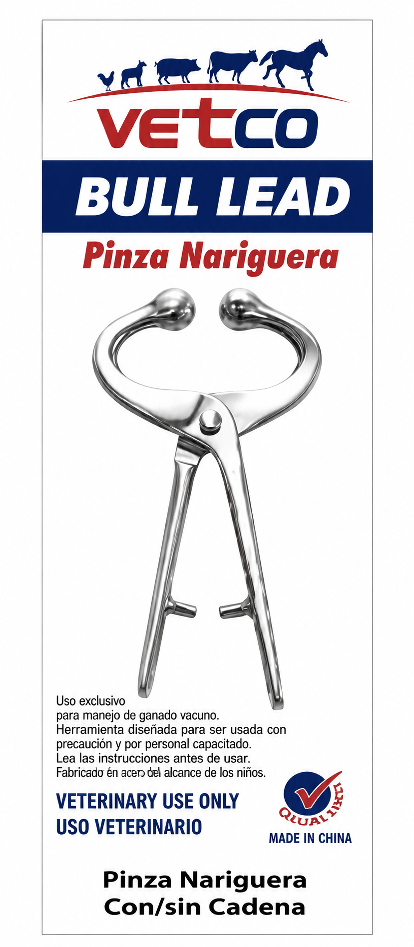 Pinza Nariguero Con/Sin Cadena
